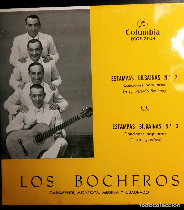 Discos de vinilo: LOS BOCHEROS &rdquo;estampas bilbainas 2&rdquo; single - Foto 1