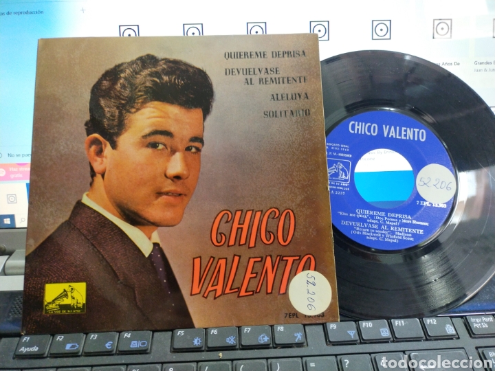 Vinyl-Schallplatten: Chico valento EP quiereme deprisa + 3 1963