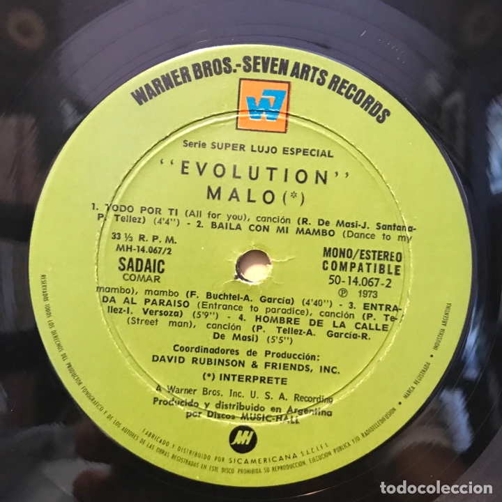 Discos de vinilo: Malo &lrm;&ndash; Evolution - Foto 5