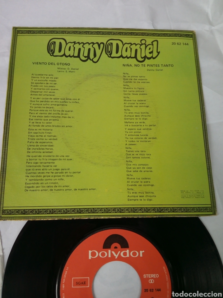 Discos de vinilo: DANNY DANIEL - EP - Foto 2