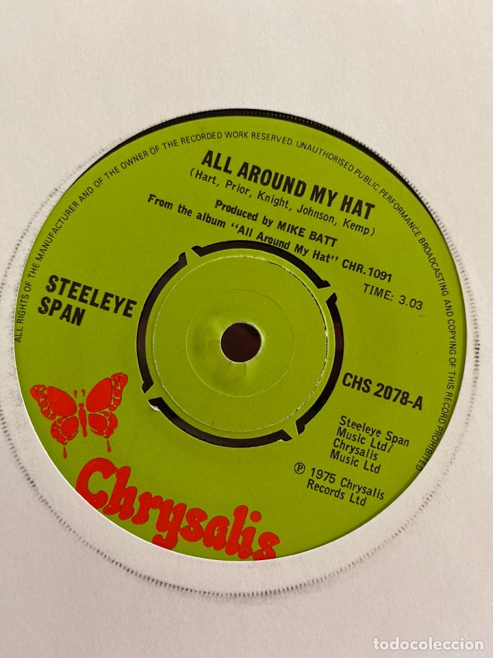Discos de vinilo: Steeleye Span - All Around My Hat (7&rdquo;, Single) (1976/UK) - Foto 1