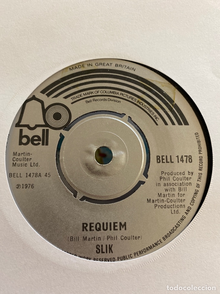 Discos de vinilo: Slik - Requiem (7&rdquo;, Single) (1976/UK) - Foto 1
