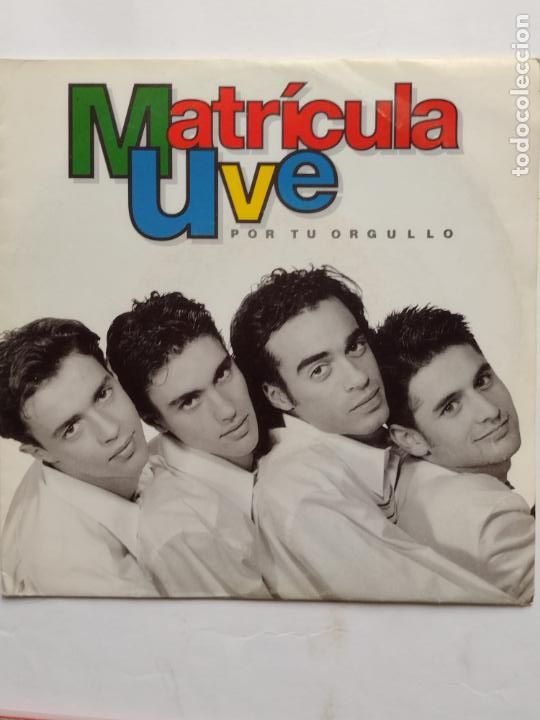 Discos de vinilo: MATRICULA UVE - POR TU ORGULLO - Foto 1