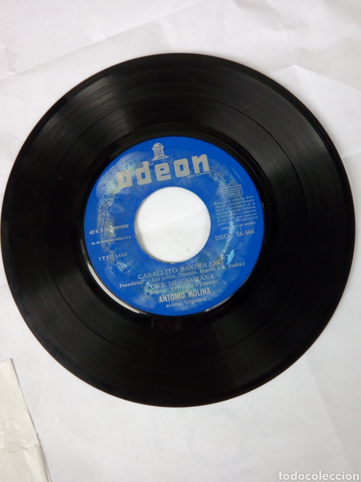 Discos de vinilo: ANTONIO MOLINA - EP - 45 rpm - Foto 4