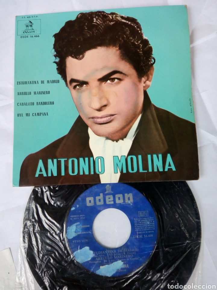 Discos de vinilo: ANTONIO MOLINA - EP - 45 rpm - Foto 1