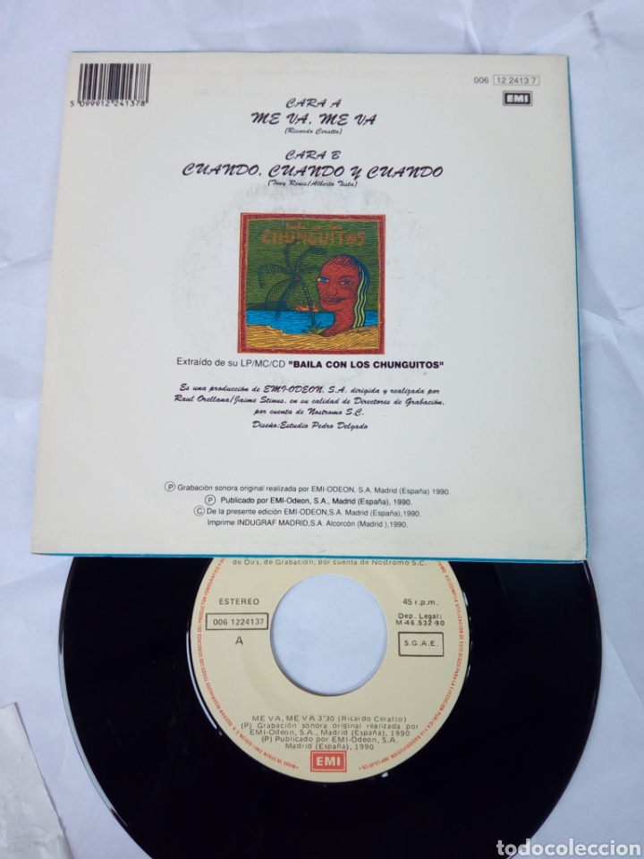 Discos de vinilo: LOS CHUNGUITOS - EP - Foto 2