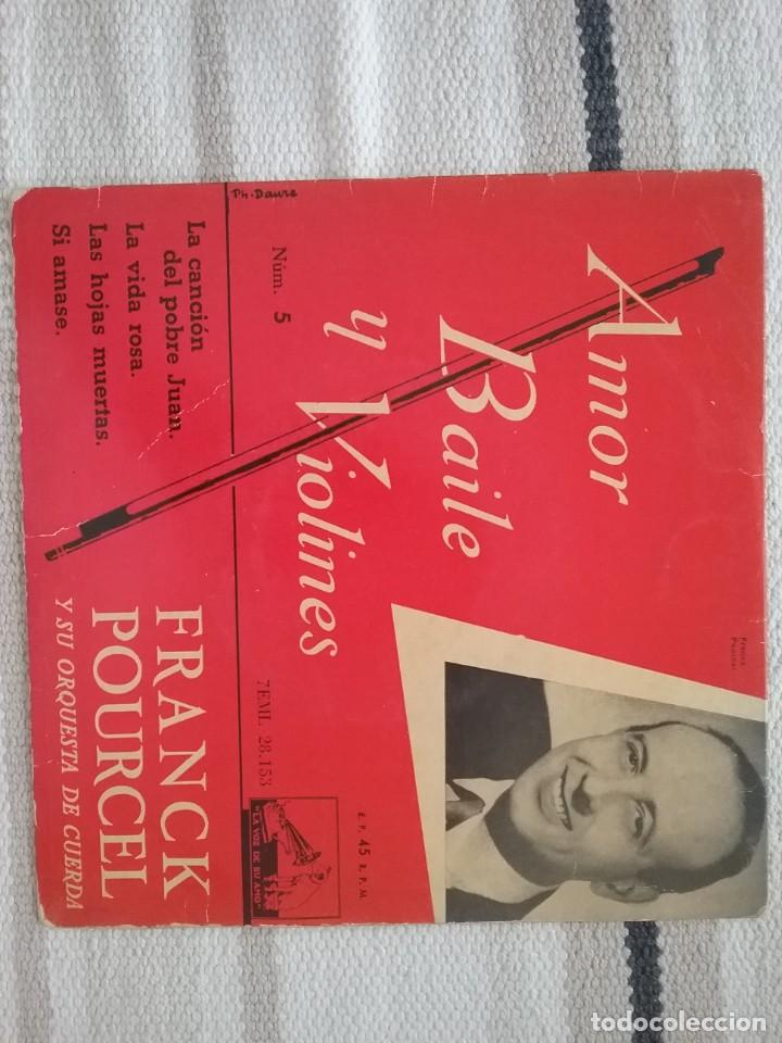 Discos de vinilo: FRANK POURCEL. Amor baile y violines. LA VOZ DE SU AMO. - Foto 1