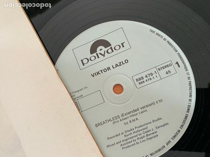 Discos de vinilo: VIKTOR LAZLO LOTE 2 MAXI + 1 MINI LP (B-30) - Foto 6