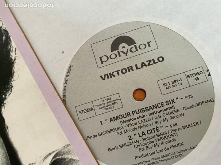 Discos de vinilo: VIKTOR LAZLO LOTE 2 MAXI + 1 MINI LP (B-30) - Foto 9