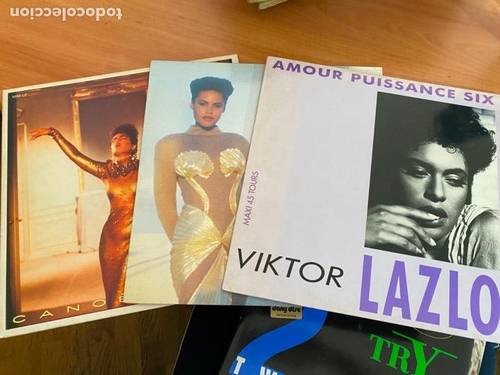Discos de vinilo: VIKTOR LAZLO LOTE 2 MAXI + 1 MINI LP (B-30) - Foto 1