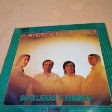 Discos de vinilo: TRA-3 DISCO VINILO 12 PULGADAS MUSICA FLAMENCOS DE LA PUEBLA SEVILLANAS Y RUMBAS. Lote 264977889