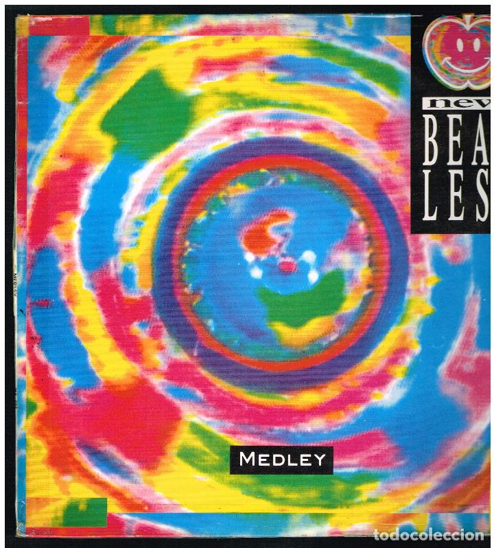 Discos de vinilo: NEW BEATLESS - MEDLEY - MAXI SINGLE 1990 - ED. ESPA&Ntilde;A - Foto 1
