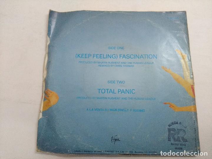 Discos de vinilo: HUMAN LEAGUE/KEEP FEELING/SINGLE PROMOCIONAL. - Foto 3