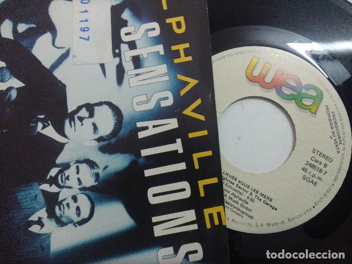 Discos de vinilo: ALPHAVILLE/SENSATIONS/SINGLE PROMOCIONAL. - Foto 2
