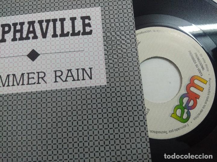 Discos de vinilo: ALPHAVILLE/SUMMER RAIN/SINGLE PROMOCIONAL. - Foto 2