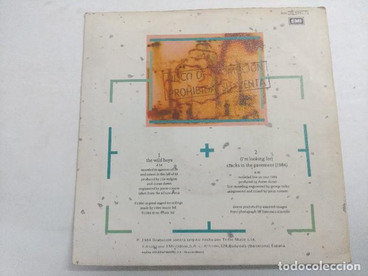 Discos de vinilo: DURAN DURAN/THE WILD BOYS/SINGLE. - Foto 3