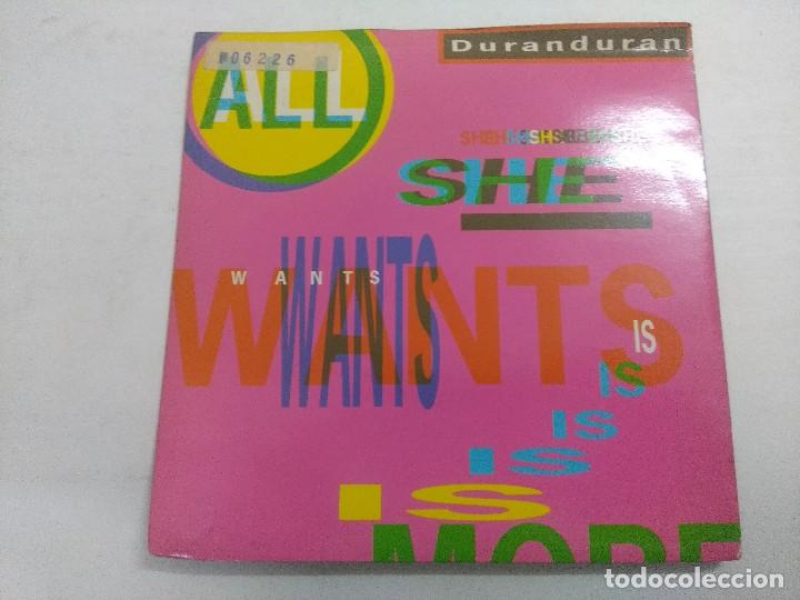Discos de vinilo: DURAN DURAN/ALL SHE WANTS IS/SINGLE. - Foto 1