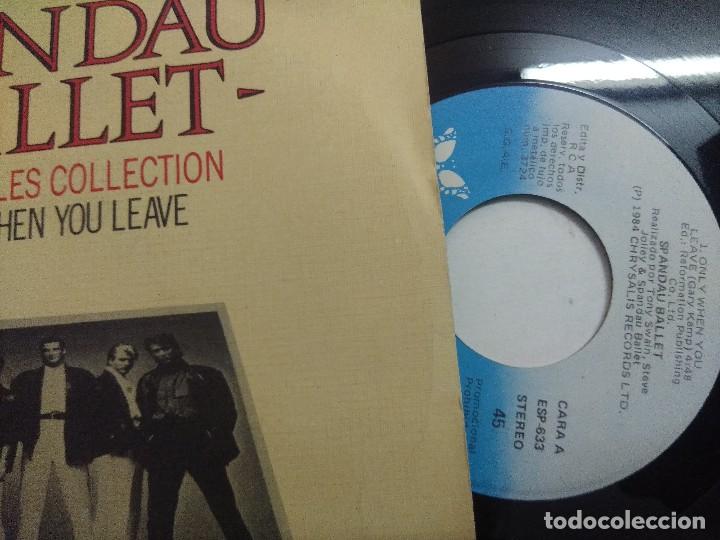 Discos de vinilo: SPANDAU BALLET/TRUE-ONLY WHEN YOU LEAVE/SINGLE. - Foto 2
