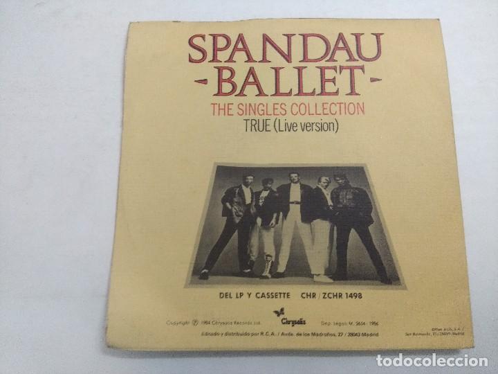Discos de vinilo: SPANDAU BALLET/TRUE-ONLY WHEN YOU LEAVE/SINGLE. - Foto 3