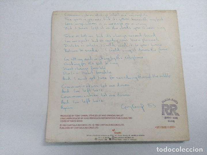 Discos de vinilo: SPANDAU BALLET/COMMUNICATION/SINGLE PROMOCIONAL. - Foto 3