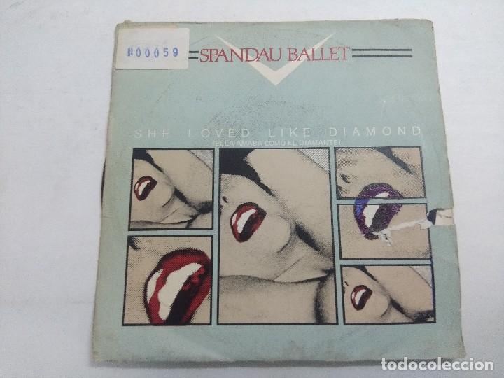 Discos de vinilo: SPANDAU BALLET/SHE LOVED LIKE DIAMOND/SINGLE. - Foto 1
