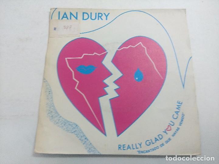 Discos de vinilo: IAN DURY/REALLY GLAD YOU CAME/SINGLE. - Foto 1