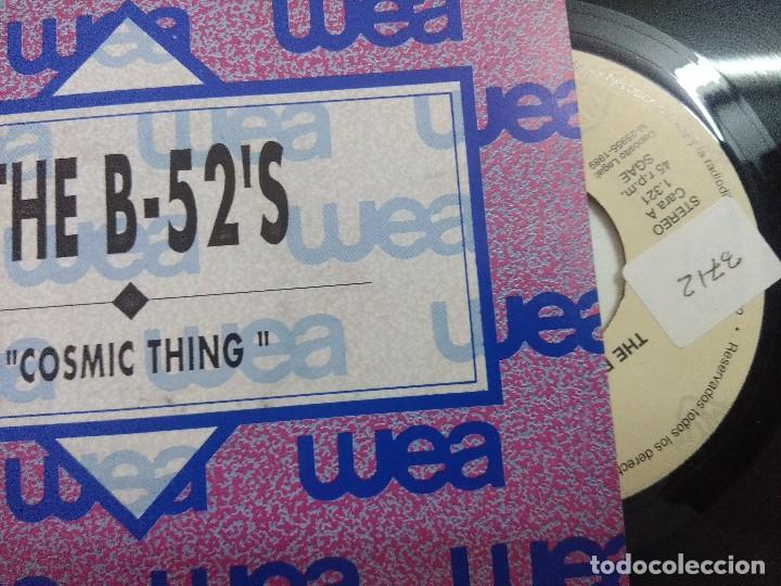 Discos de vinilo: B-52S/COSMIC THING/SINGLE PROMOCIONAL. - Foto 2