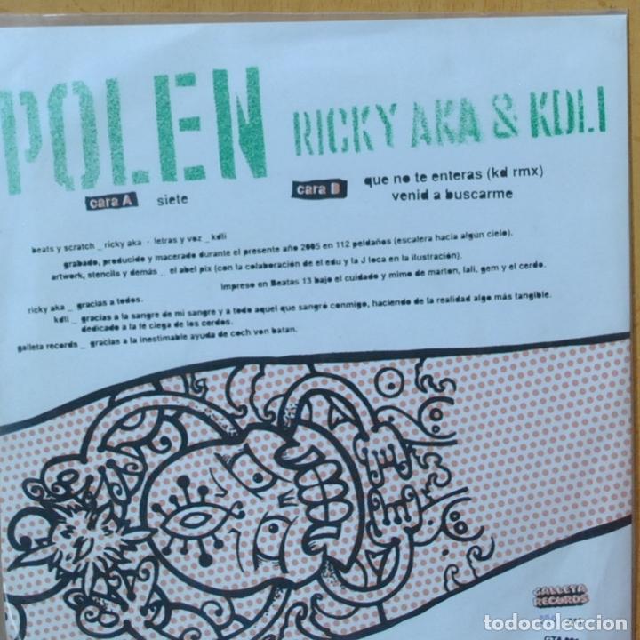 Discos de vinilo: POLEN - SIETE - SINGLE - Foto 2