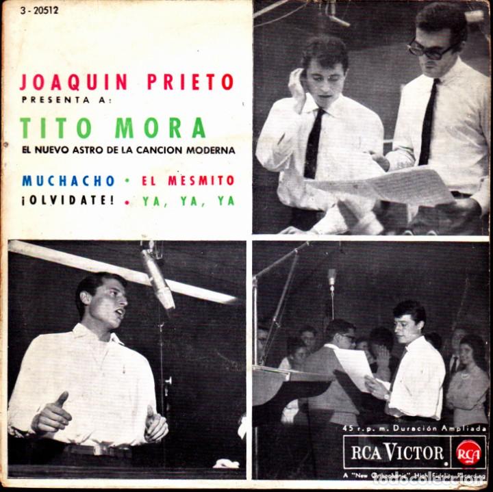 Discos de vinilo: EP TITO MORA MUCHACHO + 3 DISCOS RCA VICTOR - Foto 1