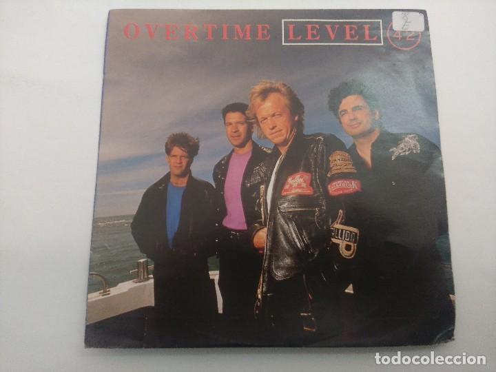 Discos de vinilo: LEVEL 42/OVERTIME/SINGLE. - Foto 1