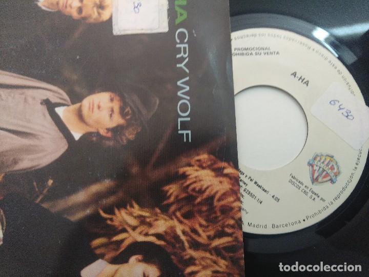 Discos de vinilo: A-HA/CRY WOLF/SINGLE PROMOCIONAL. - Foto 2