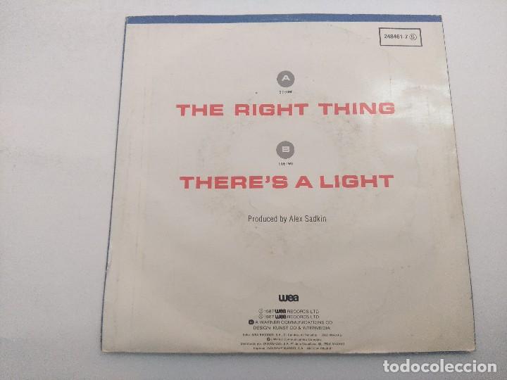 Discos de vinilo: SIMPLE RED/THE RIGHT THING/SINGLE PROMOCIONAL. - Foto 3
