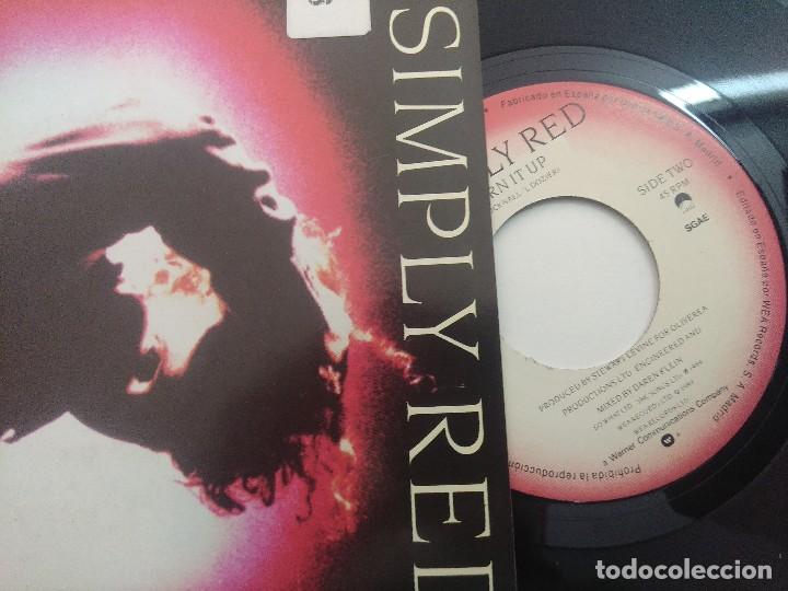 Discos de vinilo: SIMPLE RED/ITS ONLY LOVE/SINGLE PROMOCIONAL. - Foto 2