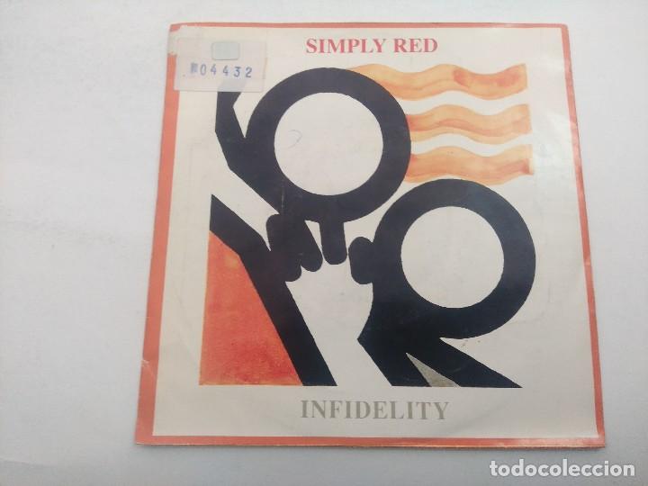 Discos de vinilo: SIMPLE RED/INFIDELITY/SINGLE PROMOCIONAL. - Foto 1