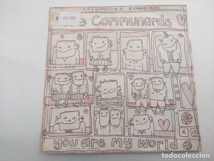 Discos de vinilo: THE COMMUNARDS/YOU ARE MY WORLD/SINGLE. - Foto 1