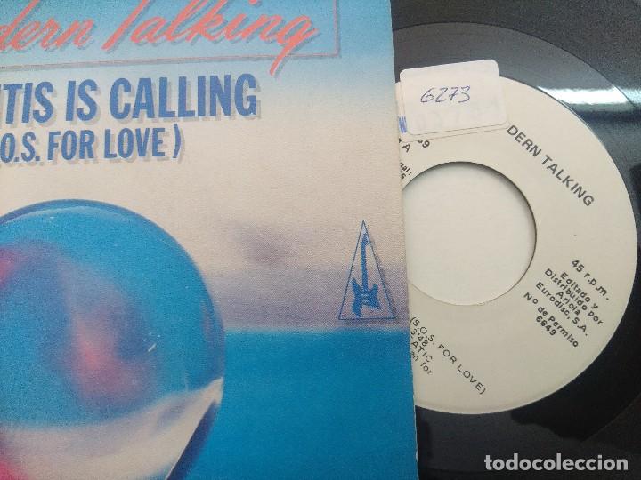 Discos de vinilo: MODERN TALKING/ATLANTIS FOR LOVE/SINGLE PROMOCIONAL. - Foto 2
