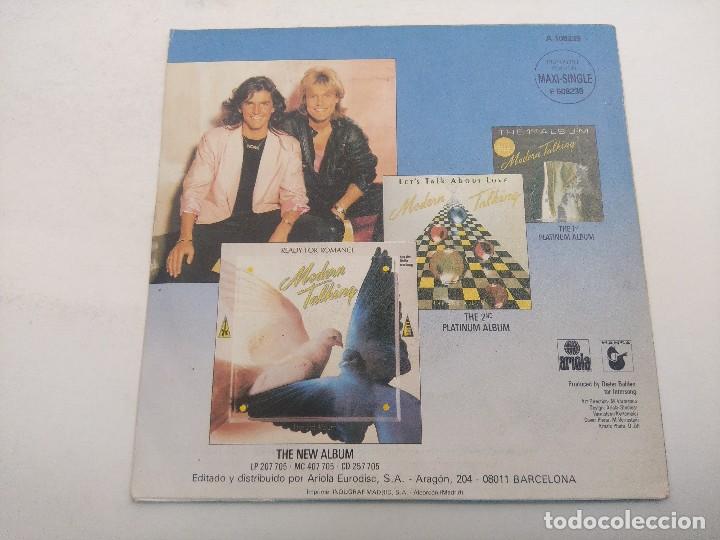 Discos de vinilo: MODERN TALKING/ATLANTIS FOR LOVE/SINGLE PROMOCIONAL. - Foto 3