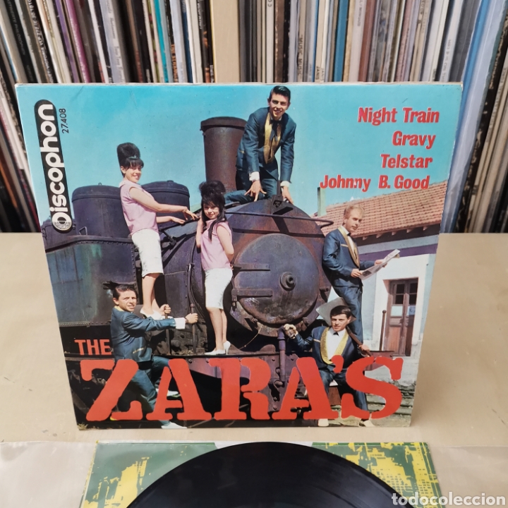 Discos de vinilo: THE ZARAS EP NIGHT TRAIN + 3 SPAIN 60,S - Foto 1
