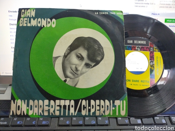 Discos de vinilo: Gian belmondo single non dar&eacute; retta italia
