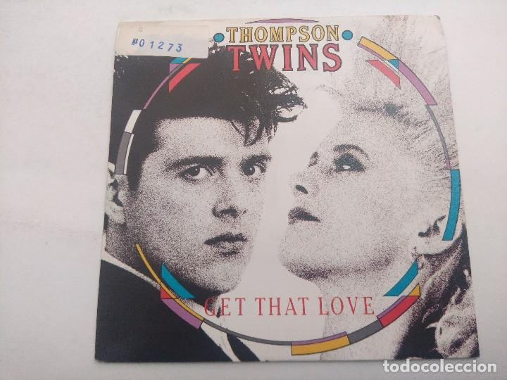 Discos de vinilo: THOMPSON TWINS/GET THAT LOVE/SINGLE. - Foto 1