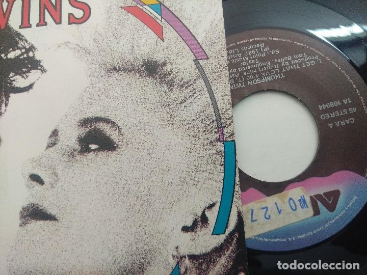 Discos de vinilo: THOMPSON TWINS/GET THAT LOVE/SINGLE. - Foto 2