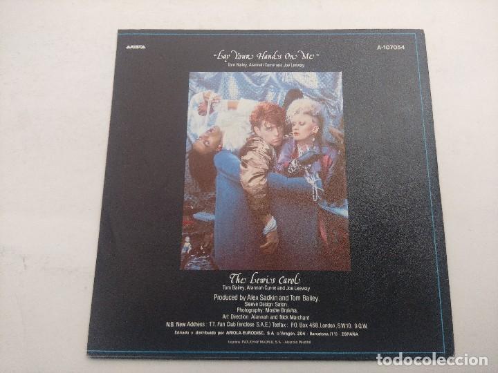 Discos de vinilo: THOMPSON TWINS/LAY YOUR HANDS ON ME/SINGLE. - Foto 3