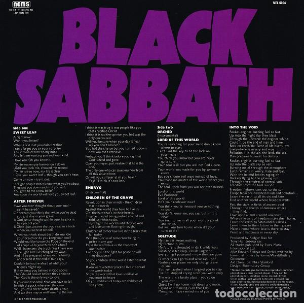 lp black sabbath - master of reality - Compra venta en todocoleccion