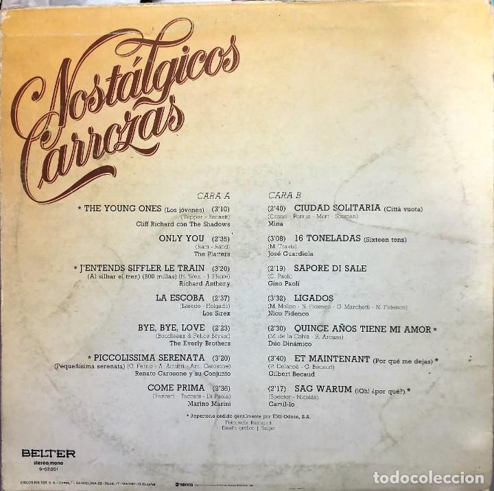 Discos de vinilo: Various - Nost&aacute;lgicos Carrozas - Foto 2