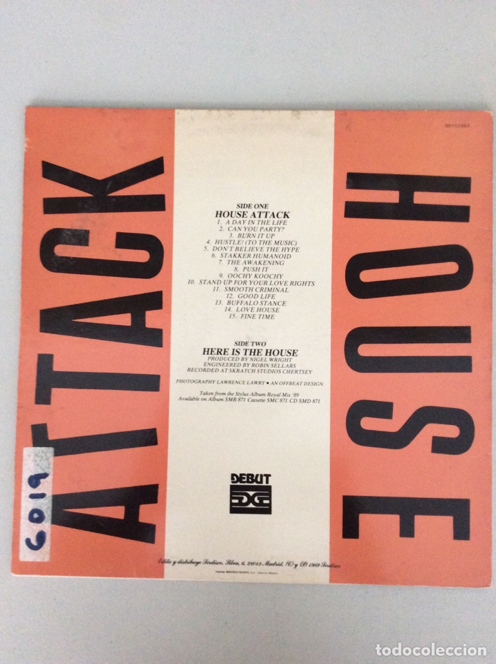 Discos de vinilo: House Attack. Mirage - Foto 2