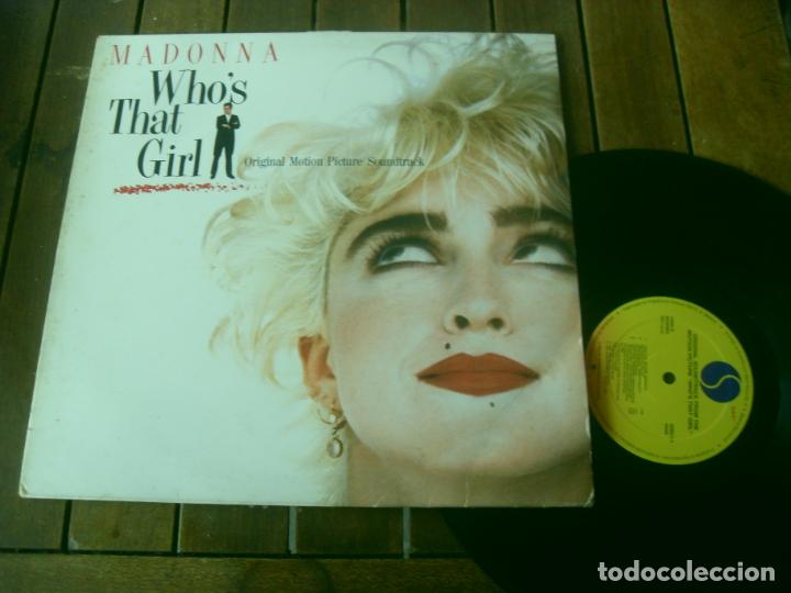 who´s that girl. madonna. original soundtrack. - Acquista Dischi LP di  colonne sonore e di attori su todocoleccion