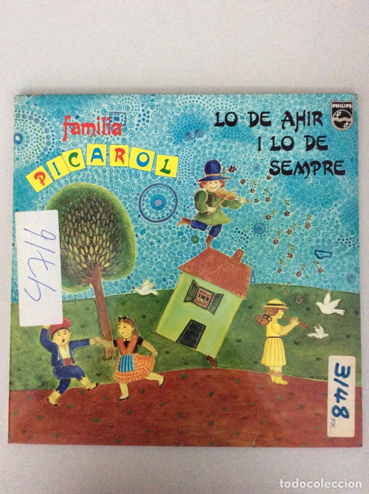 Disques de vinyle: Familia Picarol. Lo de ahir i lo de sempre. Philips