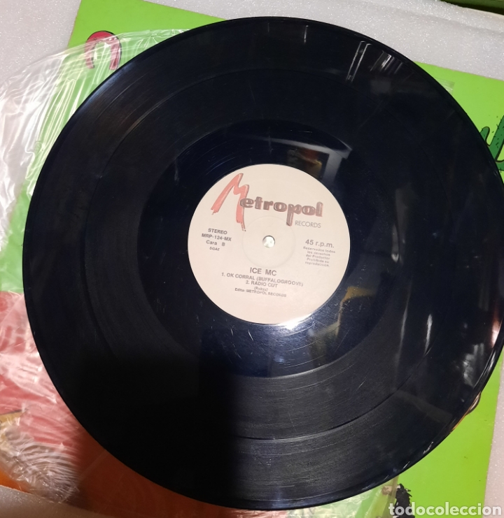 Discos de vinilo: Ice MC - ok corral! - Foto 2