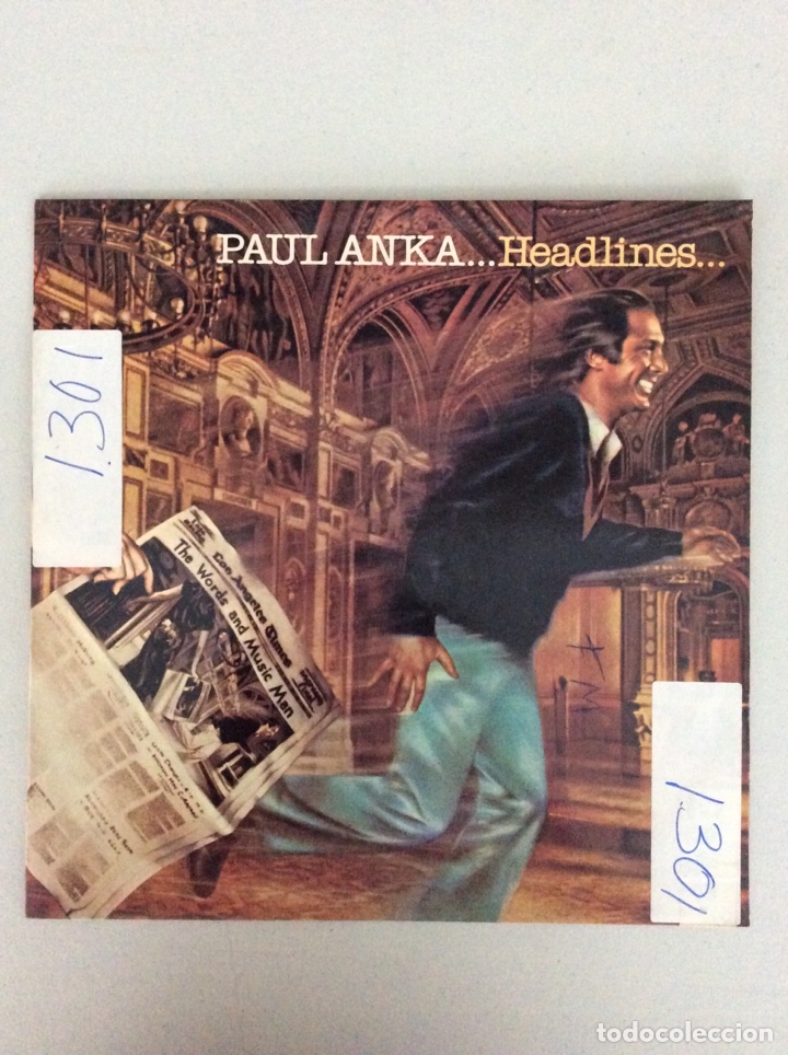 Discos de vinilo: Paul Anka. Headlines - Foto 1
