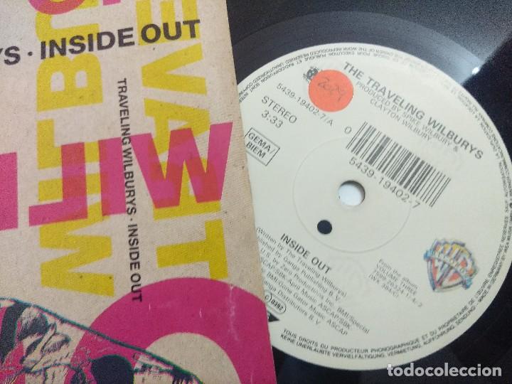 Discos de vinilo: THE TRAVELING WILBURYS/INSIDE OUT/SINGLE. - Foto 3